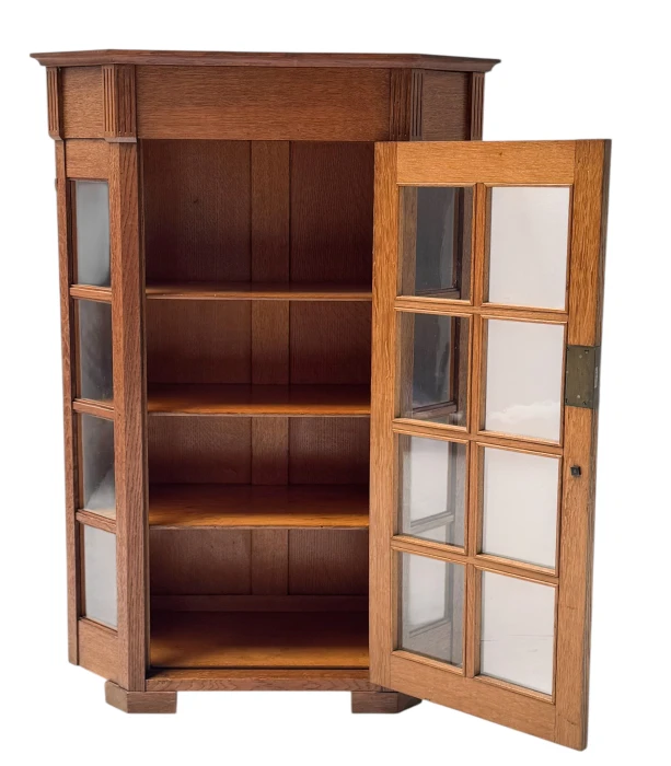 Art Nouveau One-Door Cabinet by H.F. Jansen & Zonen Amsterdam, 1900s